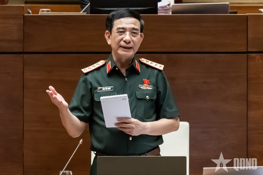 Đại tướng Phan Văn Giang giải trình làm rõ dự thảo Luật Tình trạng khẩn cấp