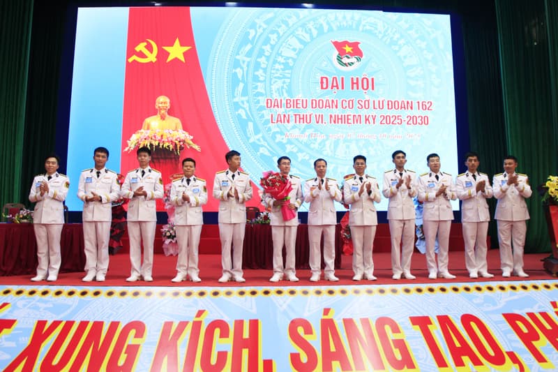 Đại hội đại biểu Đoàn cơ sở Lữ đoàn 162 thành công tốt đẹp