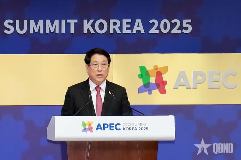 Chủ tịch nước Lương Cường phát biểu tại Hội nghị Thượng đỉnh doanh nghiệp APEC 2025