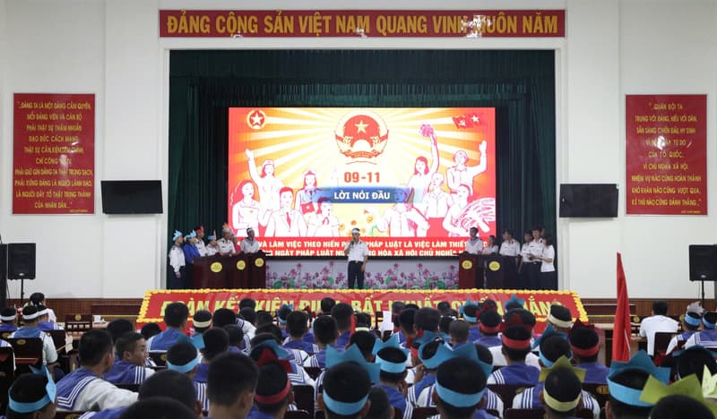 Lữ đoàn 101 thi tìm hiểu pháp luật năm 2025