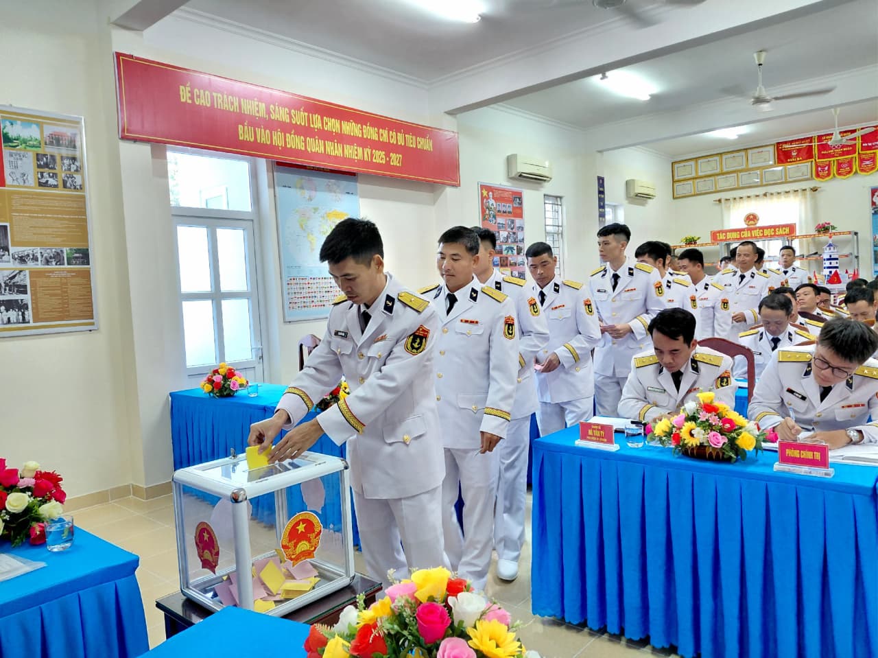 Lữ đoàn 189 chỉ đạo đại hội quân nhân làm trước