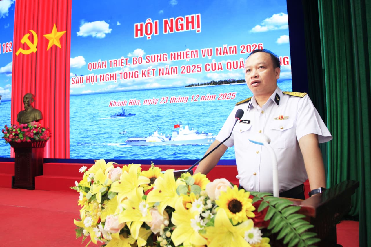 Lữ đoàn 162 quán triệt, bổ sung nhiệm vụ năm 2026