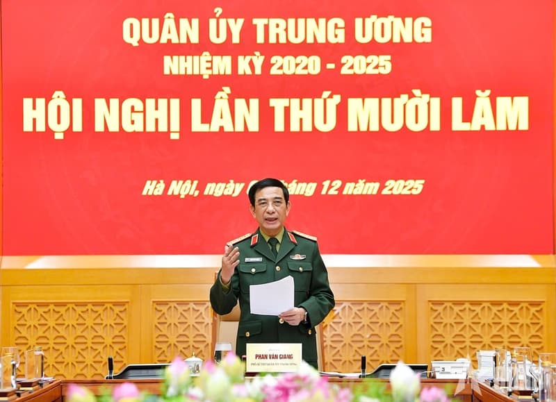 Hội nghị Quân ủy Trung ương lần thứ mười lăm tiếp tục xem xét, cho ý kiến về một số nội dung quan trọng