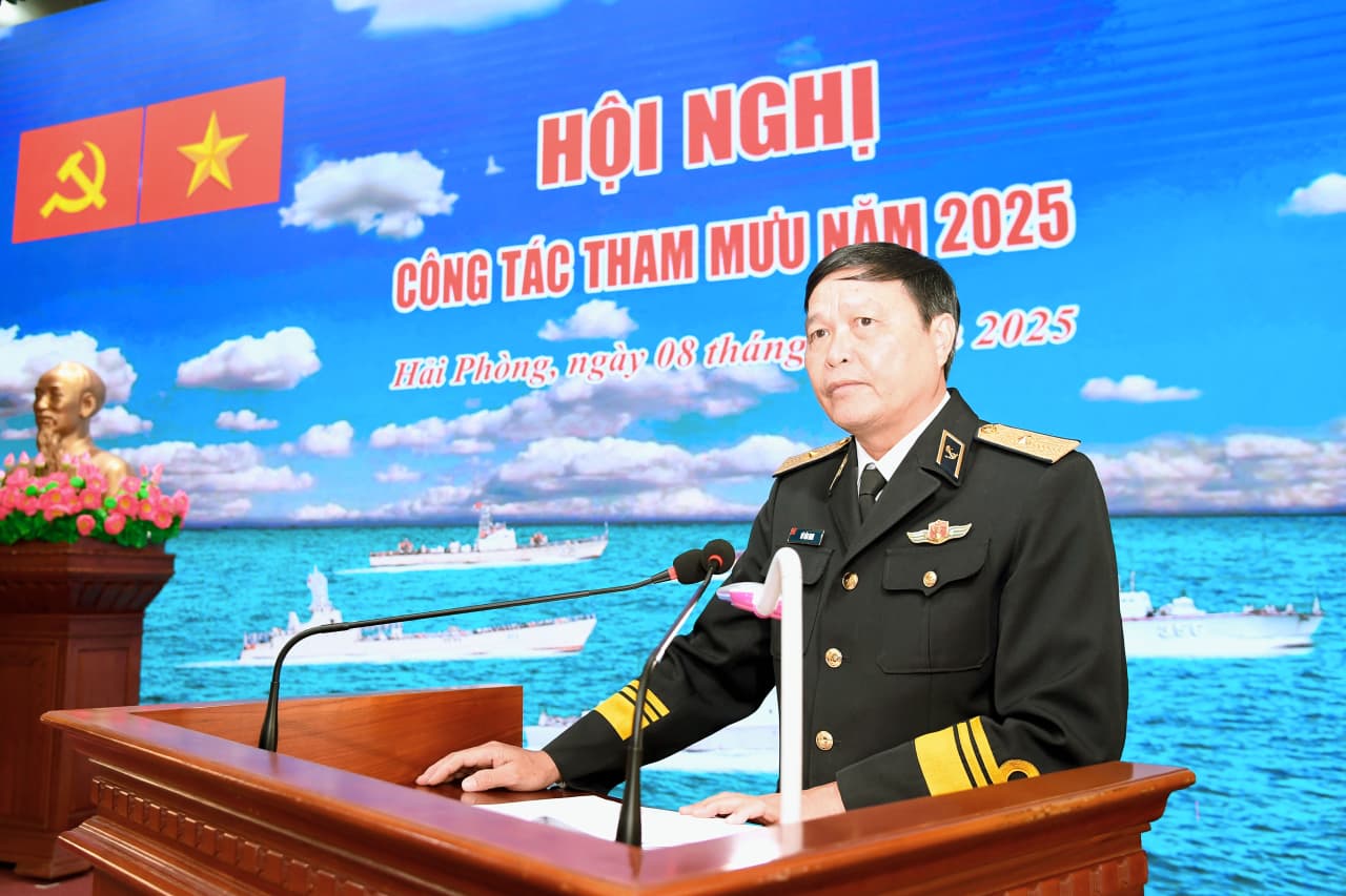 Vùng 1 Hải quân: Hội nghị công tác tham mưu năm 2025