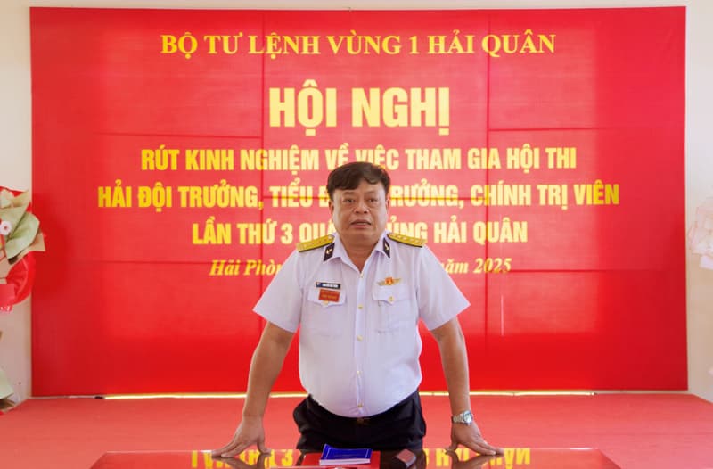 Vùng 1: Rút kinh nghiệm tham gia hội thi cấp Quân chủng năm 2025