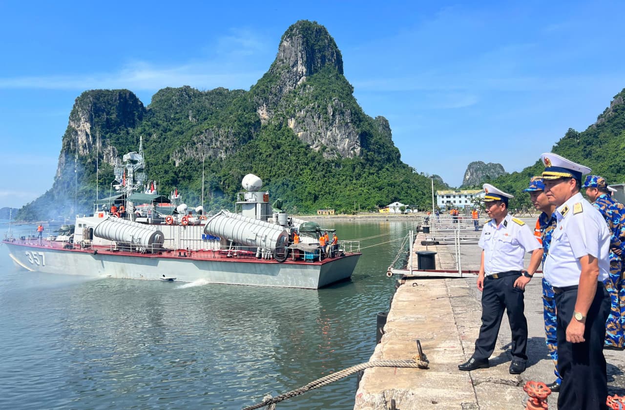 Vùng 1 kiểm tra công tác phòng chống bão số 9 (Ragasa)
