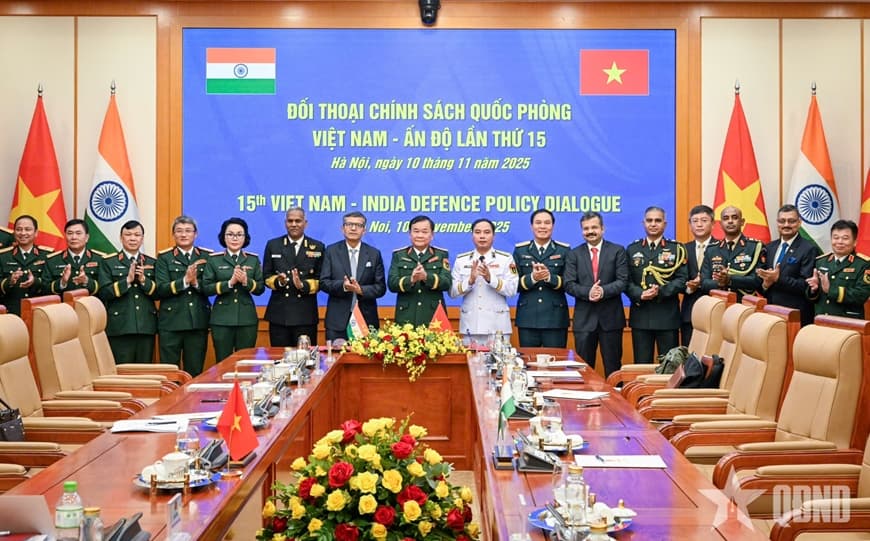 Đối thoại Chính sách quốc phòng Việt Nam - Ấn Độ lần thứ 15