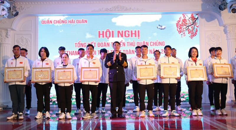 Tuyên dương 4 tập thể, 50 cá nhân có thành tích xuất sắc trong Hội thao TDTT toàn quân