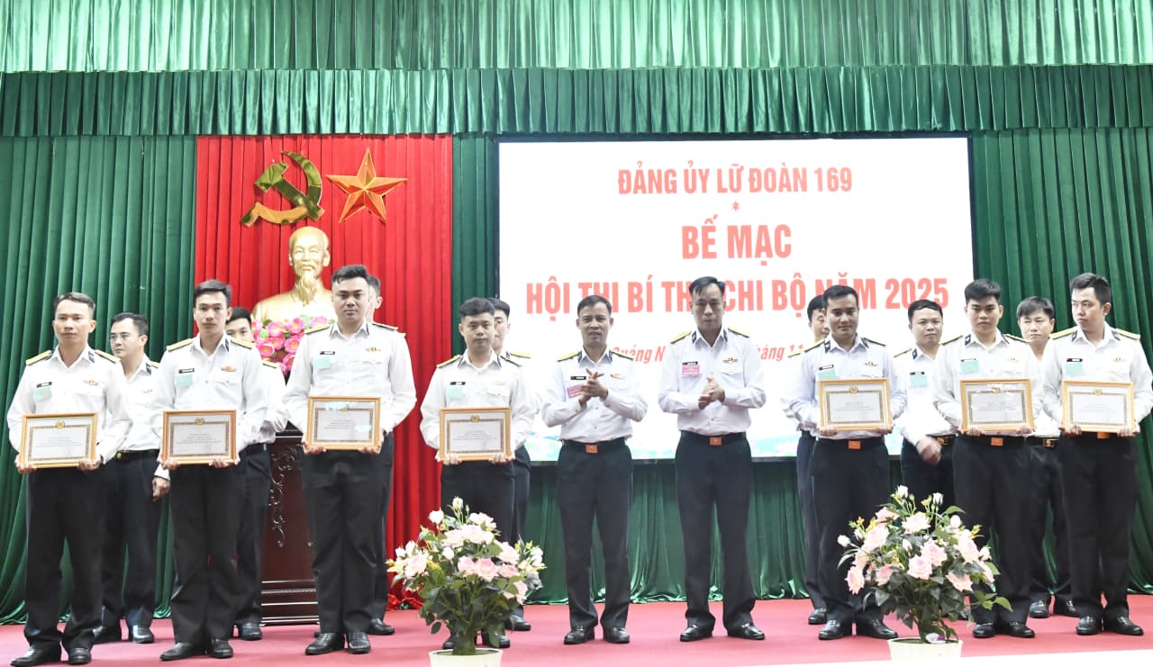 Lữ đoàn 169: Hội thi bí thư chi bộ năm 2025