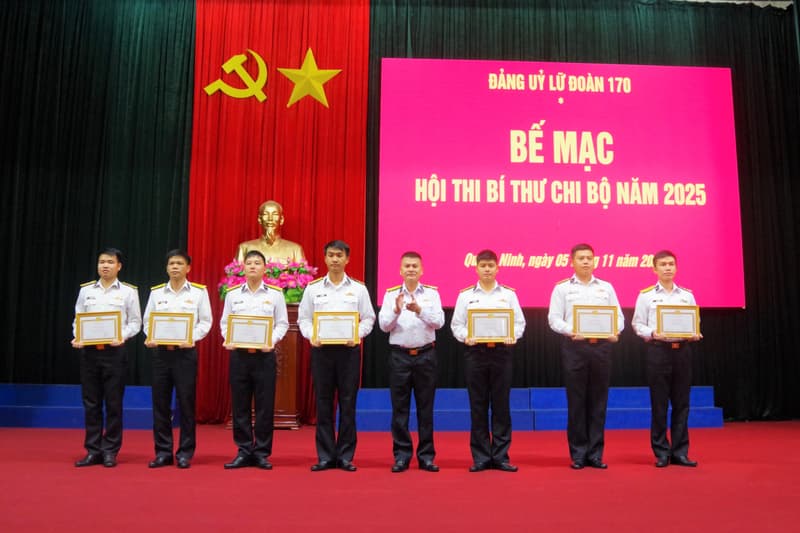 Lữ đoàn 170: Hội thi bí thư chi bộ năm 2025