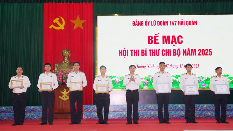 Lữ đoàn 147: Hội thi bí thư chi bộ năm 2025