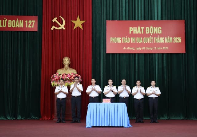 Lữ đoàn 127 quán triệt, triển khai nghị quyết Đại hội Đảng bộ Quân đội