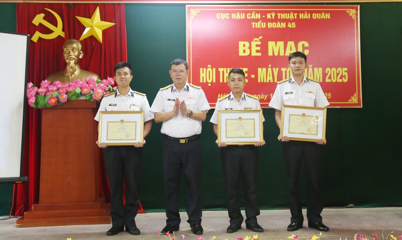 Tiểu đoàn 45: Bế mạc Hội thi xe tốt năm 2025