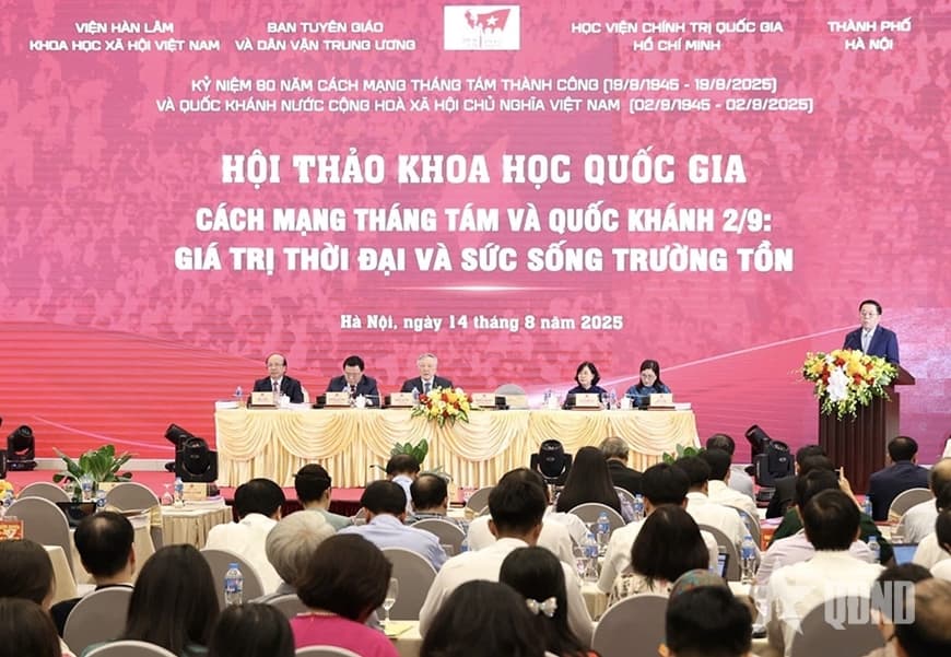 Hội thảo khoa học quốc gia kỷ niệm 80 năm Cách mạng Tháng Tám và Quốc khánh 2/9