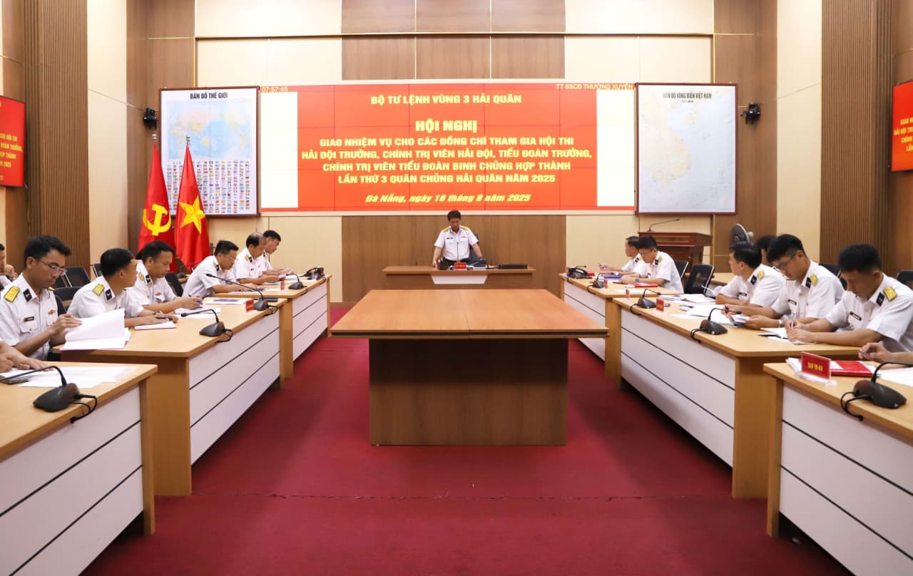 Vùng 3: Giao nhiệm vụ cho cán bộ tham gia hội thi cấp Quân chủng