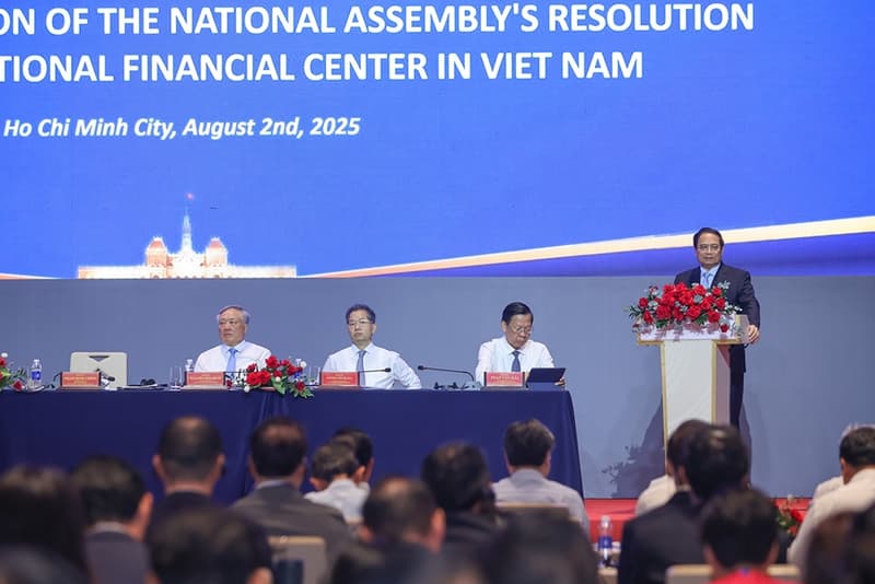 Thủ tướng Phạm Minh Chính dự hội nghị triển khai Nghị quyết về Trung tâm Tài chính quốc tế