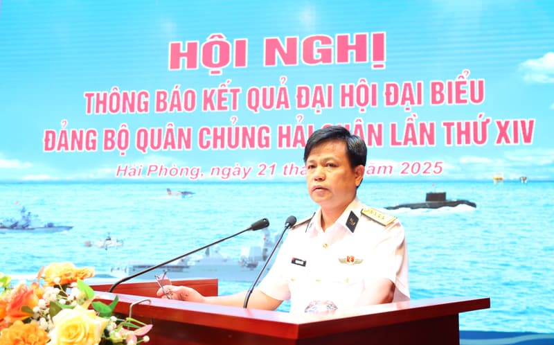 Cục Hậu cần-Kỹ thuật Hải quân: Thông báo kết quả Đại hội đại biểu Quân chủng Hải quân lần thứ XIV