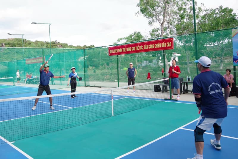 Trung tâm Huấn luyện Vùng 4 tổ chức thi đấu Pickleball