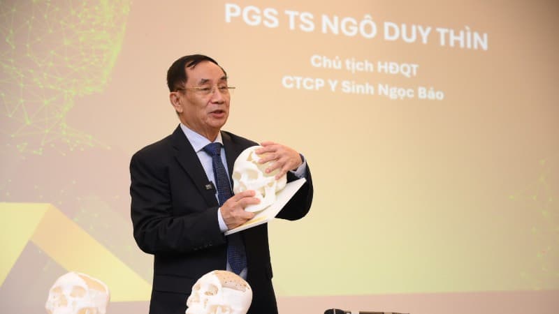 Ra mắt mảnh ghép hộp sọ PEEK in 3D cá thể hóa đầu tiên do Việt Nam sản xuất