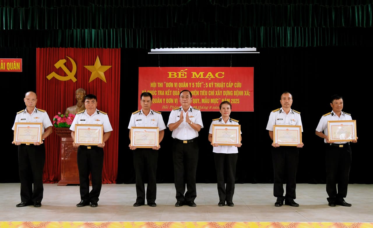 Vùng 1: Bế mạc Hội thi “Đơn vị quân y 5 tốt”