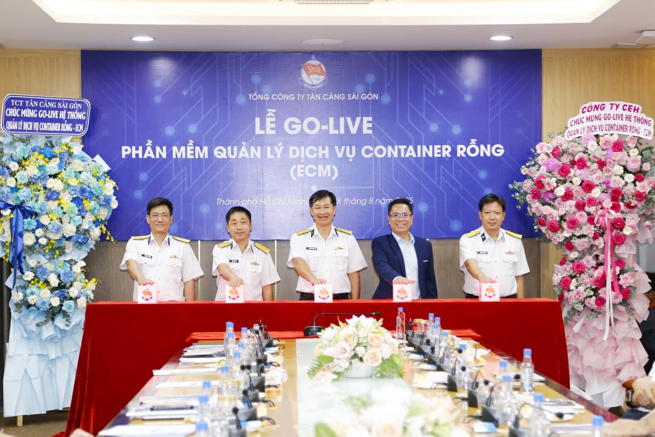 Tổng công ty Tân cảng Sài Gòn ứng dụng phần mềm quản lý dịch vụ container rỗng