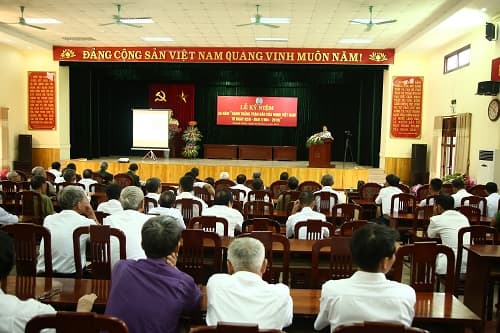 Hội Truyền thống Hải quân huyện Thanh Liêm, tỉnh Hà Nam tổ chức kỷ niệm 55 năm chiến thắng trận đầu của Hải quân nhân dân Việt Nam