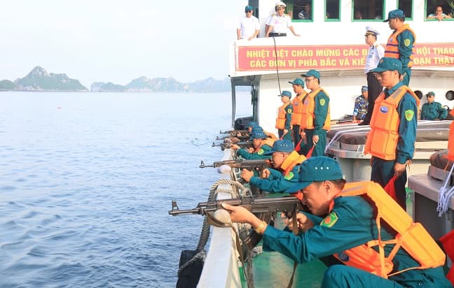 Bế mạc Hội thao quân sự lực lượng tự vệ biển Khu vực phía Bắc