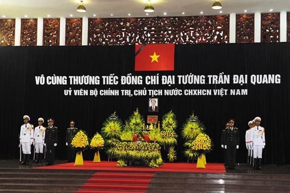 Hôm nay, tổ chức trọng thể Lễ viếng Chủ tịch nước Trần Đại Quang