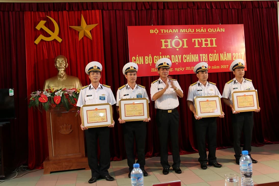 Bộ Tham mưu Hải quân: Hội thi cán bộ giảng dạy chính trị năm 2017