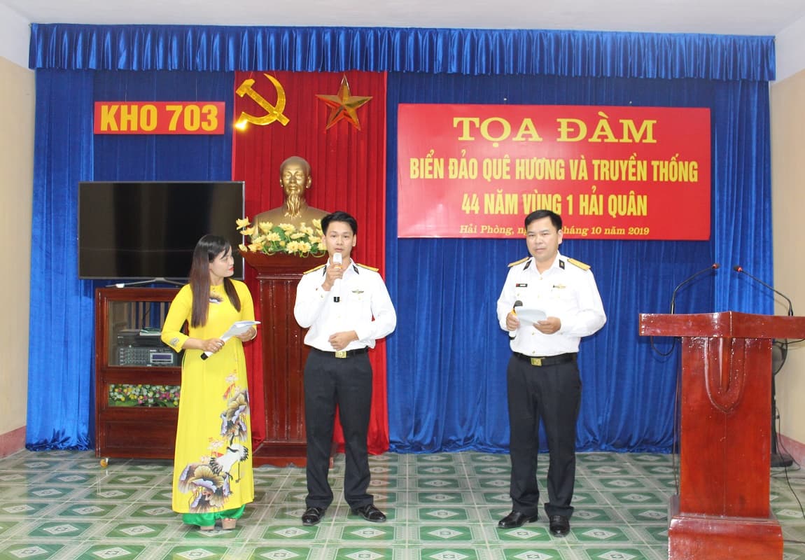 Kho 703: Tọa đàm, tìm hiểu truyền thống 44 năm Vùng 1 Hải quân
