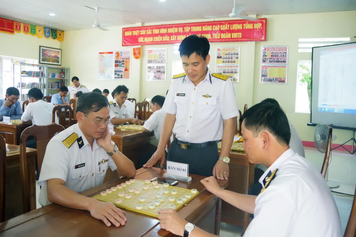 Vùng 5 Hải quân: 32 kỳ thủ tham gia giải cờ tướng mừng Xuân Canh Tý 2020