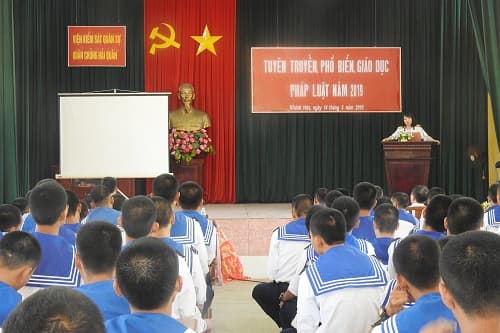 Lữ đoàn 957, Vùng 4 Hải quân: Tuyên truyền, phổ biến, giáo dục pháp luật năm 2019