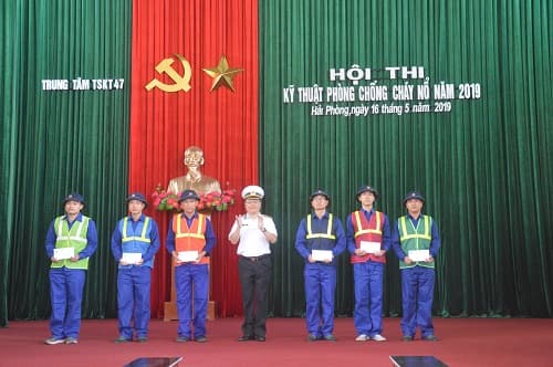 Trung tâm 47 Hải quân: Tổ chức Hội thi kỹ thuật phòng chống cháy nổ