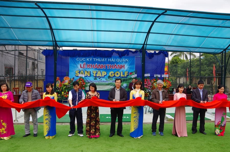 Cục Kỹ thuật Hải quân: Khánh thành sân tập golf và nhà phát bóng đa năng