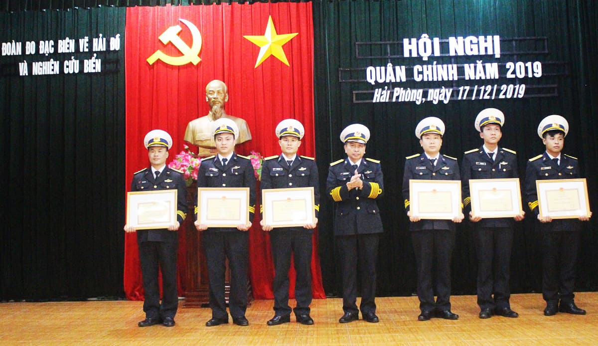 Đoàn Đo đạc biên vẽ hải đồ và nghiên cứu biển: Hoàn thành tốt các nhiệm vụ năm 2019