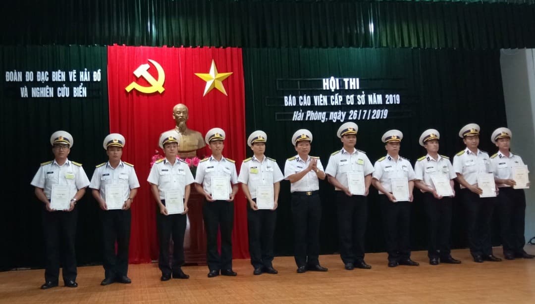 Đoàn Đo đạc biên vẽ hải đồ và nghiên cứu biển phối hợp tổ chức tốt Hội thi báo các viên cấp cơ sở năm 2019