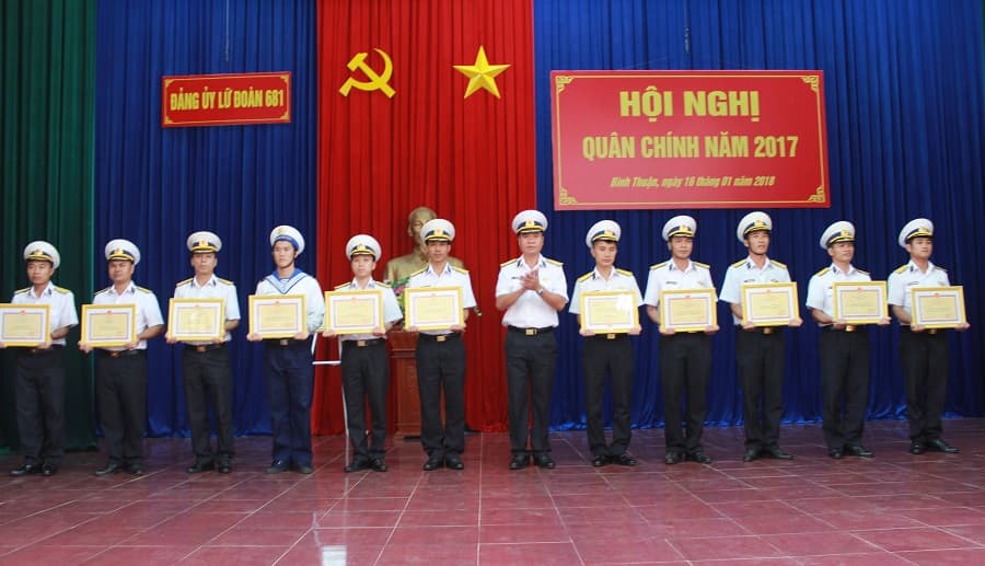 Lữ đoàn 681: Nhiều tập thể, cá nhân được khen thưởng