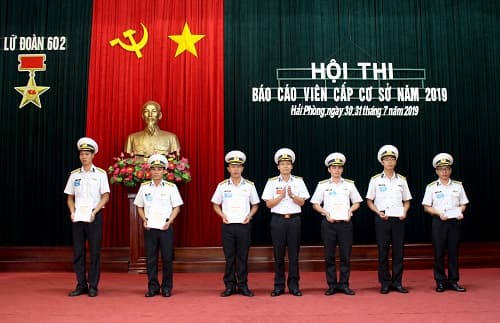 Lữ đoàn Thông tin 602: Hội thi báo cáo viên cấp sơ sở năm 2019