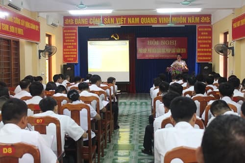 Kho 703, Vùng 1 Hải quân tổ chức Hội nghị phổ biến, giáo dục pháp luật năm 2019