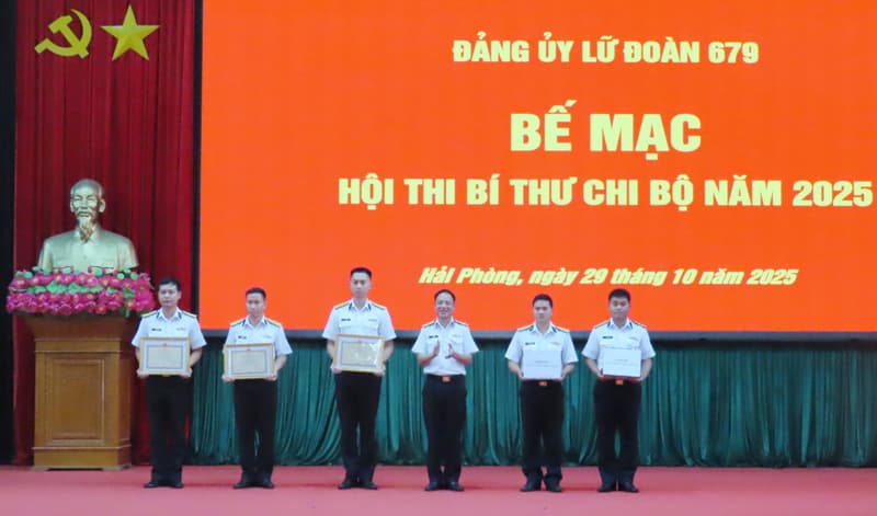 Lữ đoàn 679: Hội thi bí thư chi bộ năm 2025