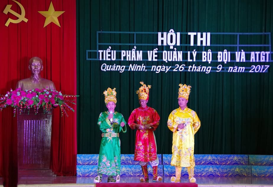 Hội thi tiểu phẩm về quản lý bộ đội