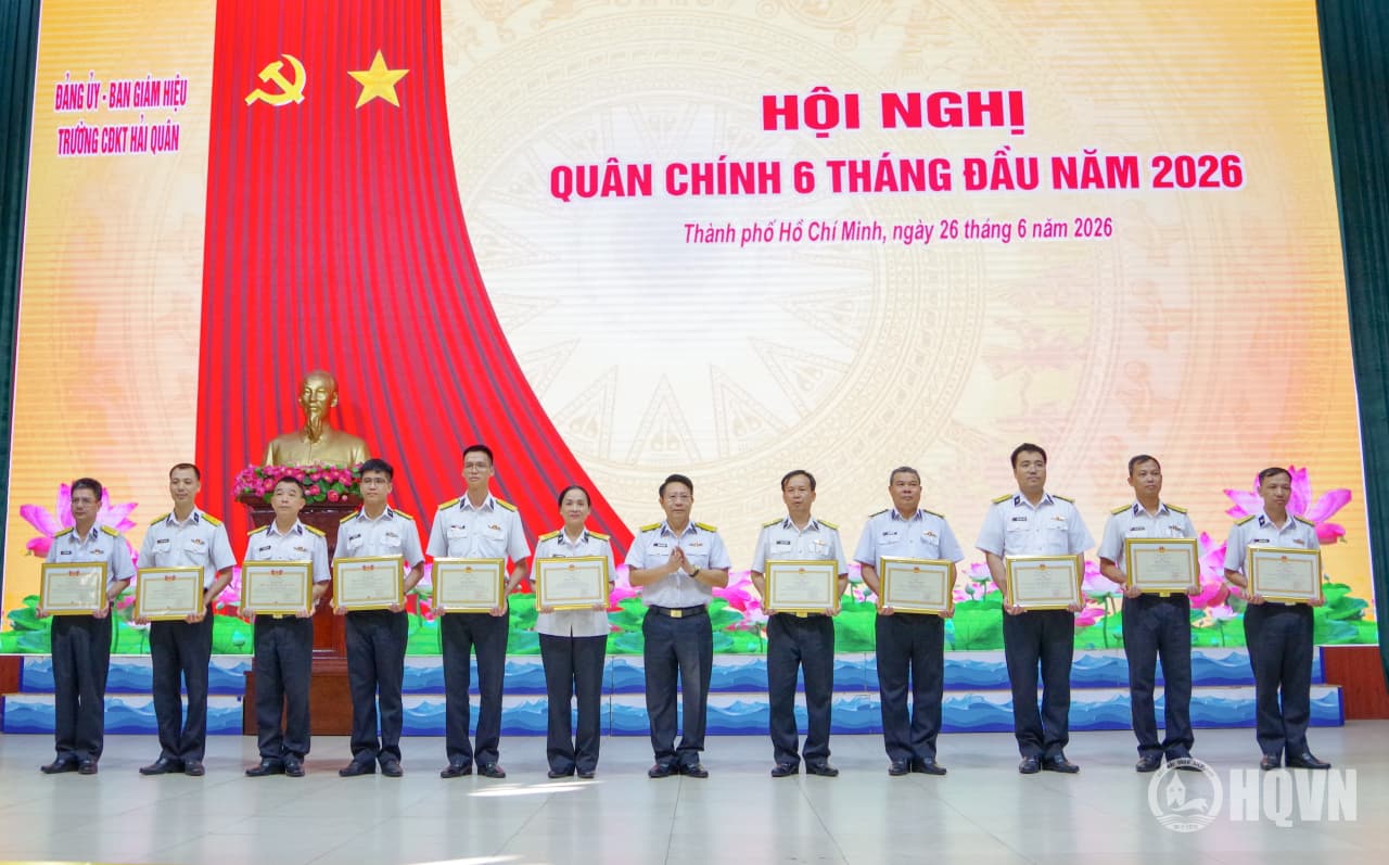 Trường Cao đẳng Kỹ thuật Hải quân: Hội nghị quân chính 6 tháng đầu năm 2026
