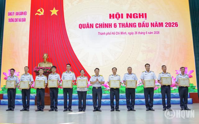 Trường Cao đẳng Kỹ thuật Hải quân: Hội nghị quân chính 6 tháng đầu năm 2026