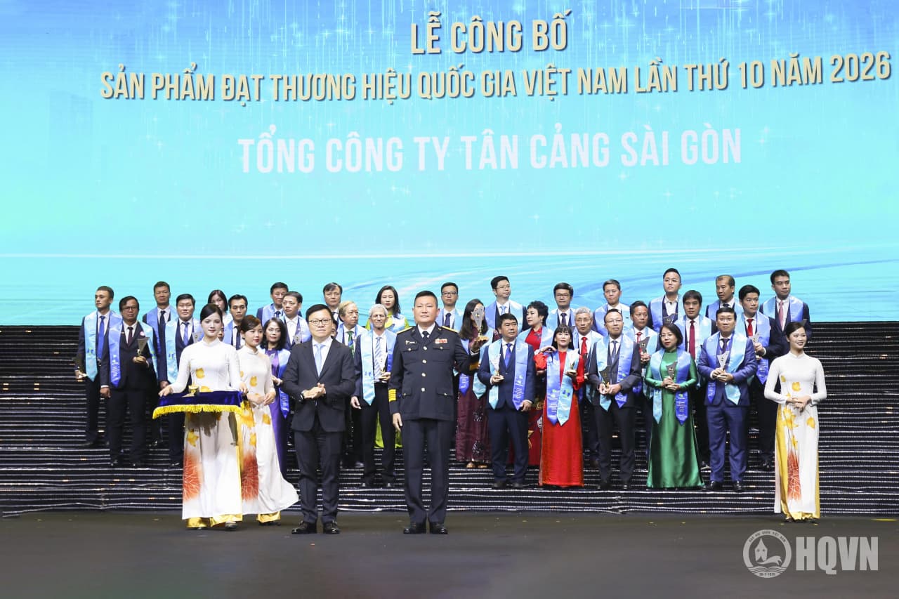 Tân cảng Sài Gòn lần thứ 9 liên tiếp đạt Thương hiệu Quốc gia Việt Nam