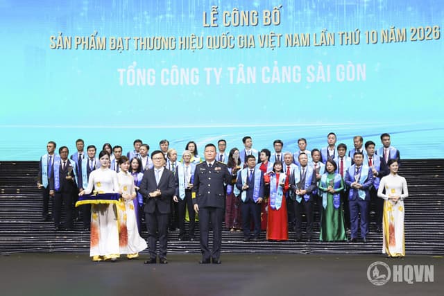 Tân cảng Sài Gòn lần thứ 9 liên tiếp đạt Thương hiệu Quốc gia Việt Nam