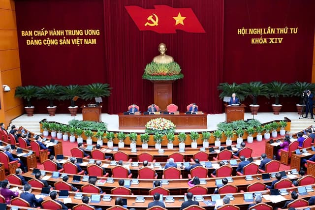 Khai mạc trọng thể Hội nghị lần thứ tư Ban Chấp hành Trung ương Đảng khóa XIV