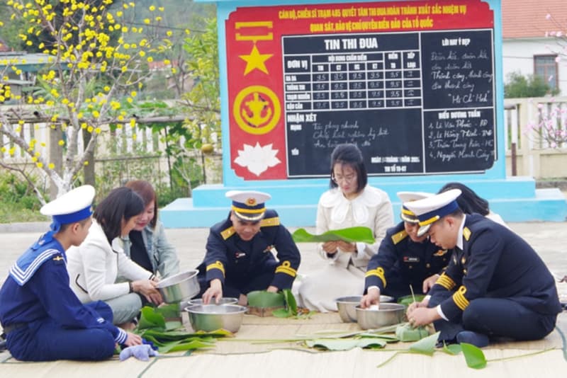 Xuân về với những người lính canh biển trời Đông Bắc