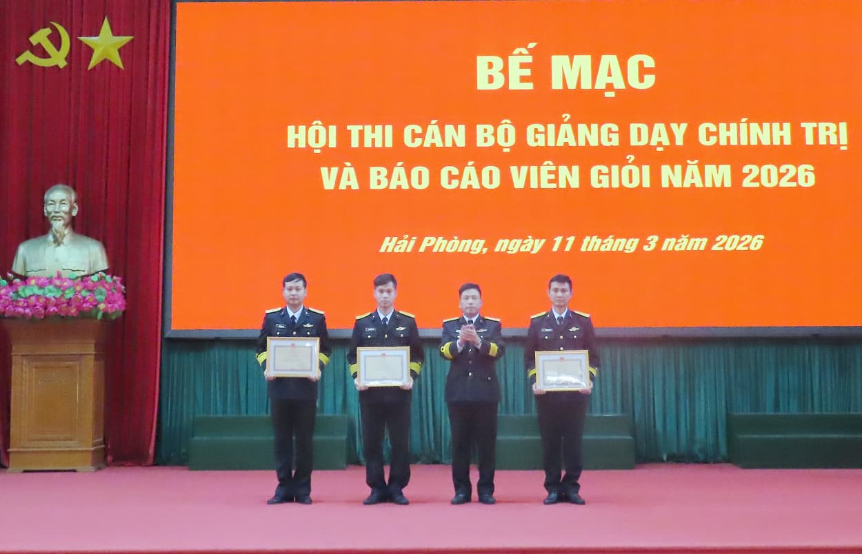 Lữ đoàn 679 tổ chức Hội thi cán bộ giảng dạy chính trị và báo cáo viên giỏi năm 2026