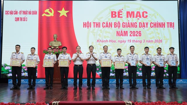 Cục Hậu cần - Kỹ thuật Hải quân: Hội thi cán bộ giảng dạy chính trị năm 2026