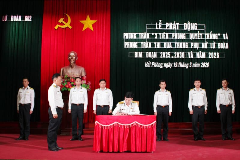 Lữ đoàn 602 phát động các phong trào thi đua